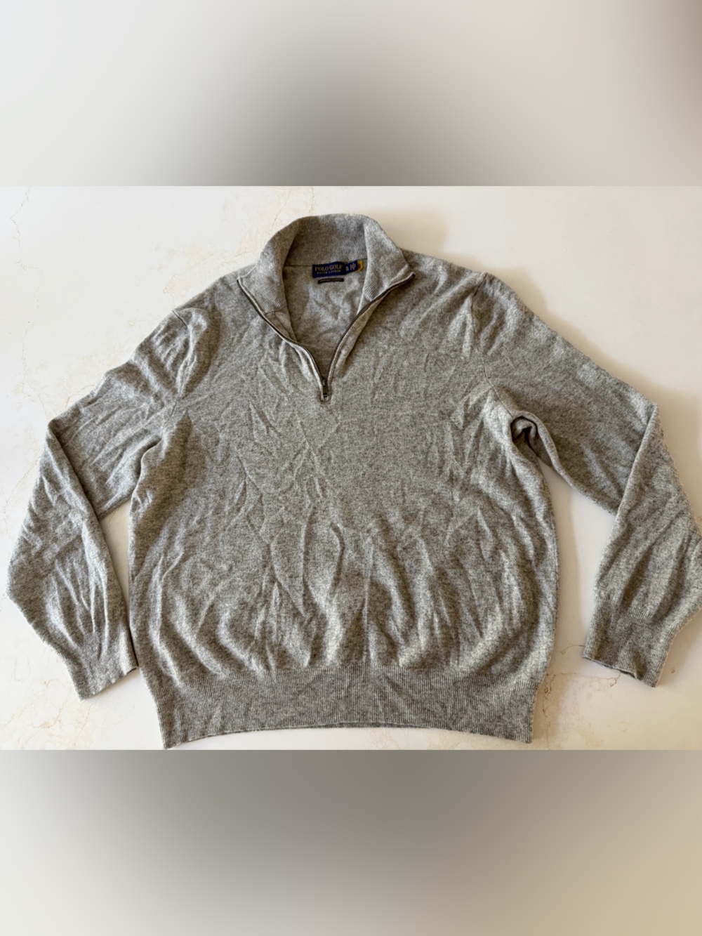 Polo Ralph Lauren grey cashmere sweater